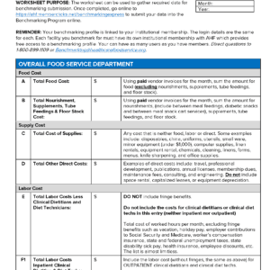 Acute Care Worksheet