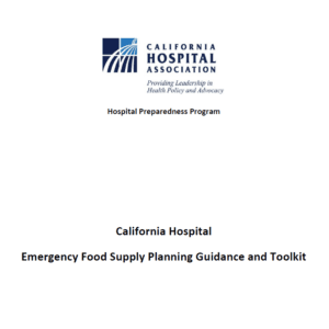 CHA Emergency Food Supply Planning Guidance Toolkit