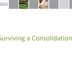 Surviving a Consolidation - AHF PowerPoint