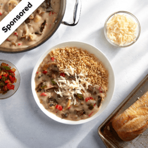 Campbell's Philly Cheesesteak Bowl