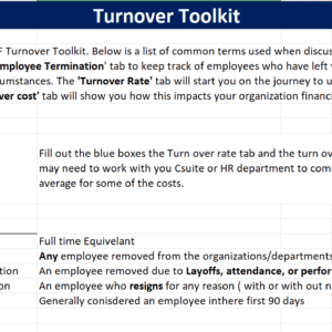 Turnover Toolkit